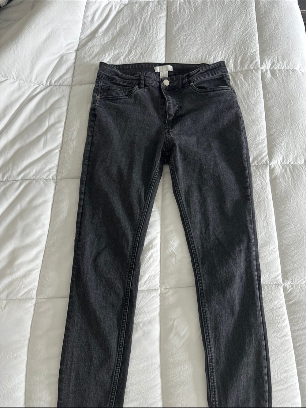 H&M Skinny High-Rise Black Jeans